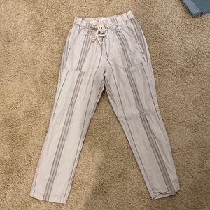 Anthropologie linen pants